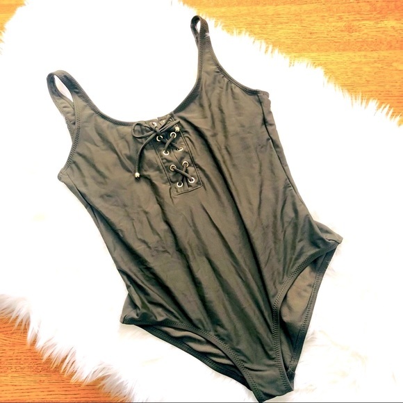 Mossimo Green Swimsuit - Picture 5 of 9